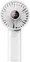 Mini Portable Fan, Powerful Handheld Fan Rechargeable with LED Display, Hand/Desk/Neck 3 In 1 Personal Fan with 6 Speed and 180° Foldable, Quiet f...