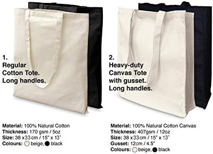 Andes Heavy Duty Flat-Bottom Canvas Tote Bag with Side Pockets - Aesthetic Handmade from 12oz 100% Cotton, Reusable & Durable...