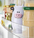 Joie Moo Moo Fresh Fridge Deodorizer, Reusable Baking Soda Holder, Compact Odor Absorber and Smell Eliminator for Refrigerator or Freezer, Cute Ki...