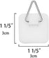 Artliving 1.25 Inch Invisible Adhesive Plate Hanger Set Vertical Plate Holders for The Wall(50 Pack)...