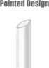 ALINK Reusable Clear Boba Straws, 13 mm x 10.5 in, Jumbo Hard Plastic Smoothie Straws for Bubble Tea, Popping Pearls, Pack of 8 with 2 Cleaning Br...