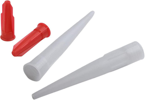 Caulk Extension Nozzle Sausage Caulking Gun Tips Plastic Caulk Nozzles for Sealing and Preserving,Applicator Replacement Extension Tool Supplies A...