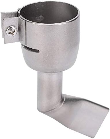 Welding Gun Nozzle, 2Pcs 120 Degree Hot Air Gun Welding Nozzle Stainless Steel Flat Nozzle Weld Torch Accessories for PVC PP...