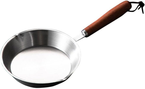 ABOOFAN Frying Pan Practical Metal Pan Breakfast Pan Mini Skillet Pan for Eggs Handled Oil Pot Multi-use Egg Pan Omelets Pan Egg Pancake Maker Oil...