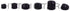 HTTMT MT247-003-BK Black Bolts Toppers Caps Compatible with 1991-2012 Harley Davidson Dyna Glide Twin Cam...