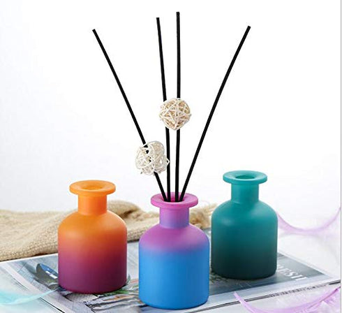 1PCS 150ml/5oz Empty Refillable Glass Diffuser Bottle Diffuser Jars Aromatherapy Storage Container Fragrance Accessories Use for DIY Replacement R...