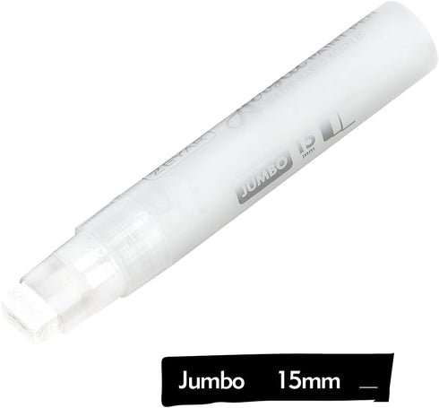 ZEYAR Jumbo Paint Marker Pens, Water Based Acrylic, 15mm Felt Tip, Waterproof and Permanent Ink, Great on Plastic, Stone, Metal, Posters, Glass an...