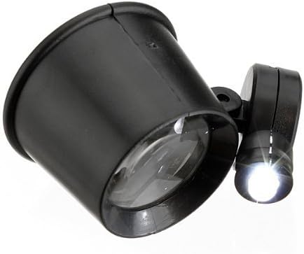 Water & Wood New LED Light 10x Jewelry Magnifier Magnifying Watch Repair Eye Loupe Glass Tool...