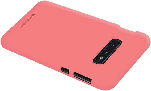 GOOSPERY Soft Feeling Jelly for Samsung Galaxy S10e Case (2019) Silky Slim Bumper Cover (Flamingo)...