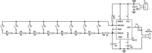 Taidacnet Make Your Own Organ Music Musical Instruments Box Kit NE555 Electric Piano DIY Kits for Children Kids Soldering Practice Education...