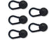 25-pack Waistband Extender Set - 5 x White Button, 5 x Black Button, 5 x Spring Metal Button, 5 x Cotton Hook, 5 x Cotton Button Extenders...