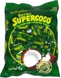 SUPER TURRON SUPERCOCO ALL NATURAL COCONUT CANDY 50 COUNT by Supercoco...