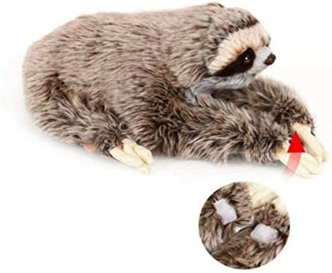 Cute Realistic Three Toed Sloth Plush Stuffed Animal Toy 12.5inch...