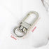 10 Pcs Swivel Lobster Claw Clasps Hardware Accessories Rotating Dog Buckle Metal Spring Key Chain Hook Clasps for Handbag DIY Bags Key Rings and J...