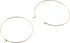 Stainless Steel Round Hoop Earrings Wine Rings Findings for DIY Craft Earring Making (25mm, Gold)...