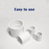 2PCS 2 Inch White PVC Pipe Coupling Adapter Pipe Fitting Couplers Socket x Socket for Sprinkler, Drip Irrigation System, Pipes Extension HE050-2...