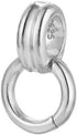 925 Sterling Silver Double Bail Clasps 14.5mm Twister Clasps Connector for Bracelet Necklace DIY Jewelry Making Accessories (Platinum Color)...