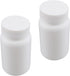 Othmro PE Plastic Lab Chemical Reagent Bottles 2pcs, 200ml/6.8oz Wide Mouth 42mmID Round Sample Liquid Storage Container Sealing Bottles White wit...