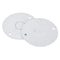 MECCANIXITY PVC Conduit Lid Round Junction Box Cover 4.5mm Hole Dia Waterproof for Conduit Box Pack of 20...