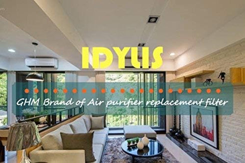 Part # IAF-H-100B Air Purifier Filters for Idylis Air Purifier AC-2126, AC-2125, IAP-10-125 and IAP-10-150 Models...