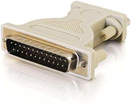 C2G/Cables to Go 02450 DB9 Male to DB25 Male Serial RS232 Adapter, 1.5 Inch...