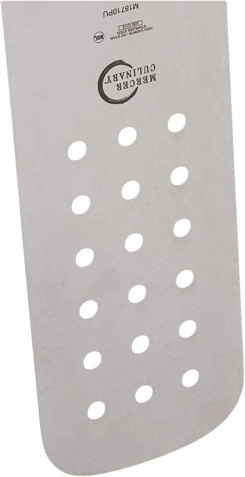 Mercer Culinary Millennia Perforated Turner/Spatula, 8 Inch x 3 Inch Blade, Purple Handle...