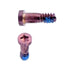 MMOBIEL Complete Full Screw Set Compatible with iPhone 12 6.1 Inch with 2 of each Pentalobe Screw Color Incl. 4 Screwdrivers...