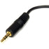 StarTech.com 6 ft. (1.8 m) 3.5mm Audio Cable - 3.5mm Audio Cable - Gold Plated Connectors - Male/Male - Aux Cable (MU6MM) Black...