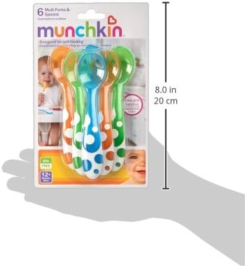 Munchkin® Multi™ Toddler Forks and Spoons, 6 Pack...