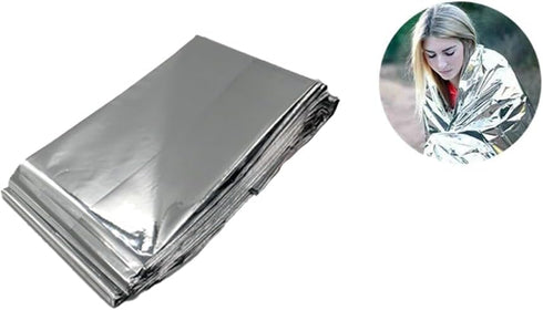 Emergency Blankets for Survival Blanket, Safe Emergency Mylar Thermal Blankets, Space Blanket Thermal Blanket Emergency Perfect for Outdoors, Hiki...