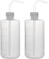 stonylab Chemical Wash Bottle, 2-Pack Plastic Safety Lab Squeeze Wash Bottle, LDPE with Narrow Mouth, 500 ml (16 oz)/2 Bottle...