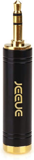 3.5mm(1/8") Male to 3.5mm(1/4") Female Headphones Adapter Pure Copper Jack Adaptor -Black......
