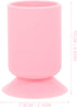 FOMIYES Silicone Suction Cup Pen Holder Pen Holders for Desk Pencil Case Organizer Makeup Brush Holders for Vanity Non Slip Flower Vase Makeup Org...