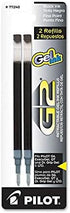 Pilot G2, Dr. Grip Gel/Ltd, ExecuGel G6, Q7 Rollerball Gel Ink Pen Refills Green 7 mm 12 Pack...
