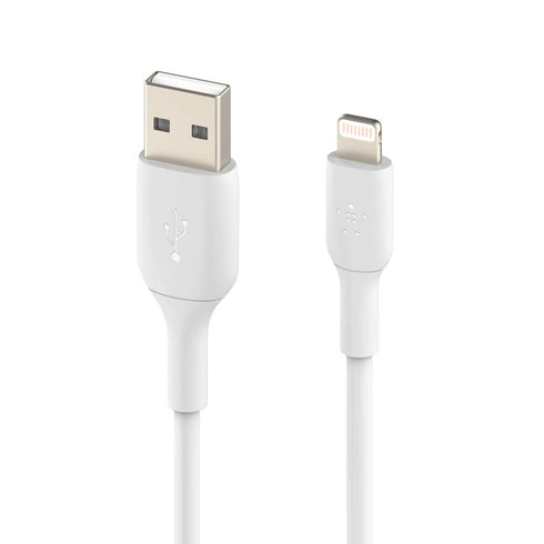 Belkin BoostCharge Lightning Cable - 6.6ft/2M - MFi Certified Apple iPhone Charger USB to Lightning Cable - iPhone Cable - iPhone Charger Cord - A...