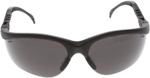 MCR Safety Glasses KD312 Gray lenses with UV Protection and Scratch Resistant Coating, 1 Pair...