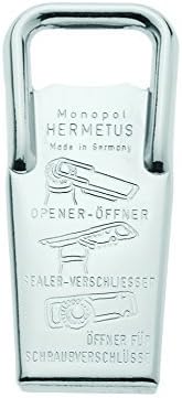 Westmark Germany Hermetus Steel 3-in-1 Resealer Beer Bottle Opener...