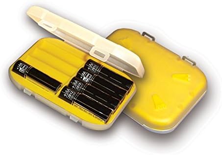 Malamute Rugged AA Battery Storage Case - Holds 8, Traction Feet, Made in the USA...