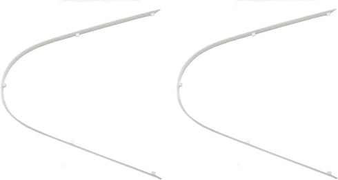 New 2 Pack Dryer Front Glide Strip for Frigidaire, AP5650542, 137513300, 131963900