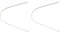 New 2 Pack Dryer Front Glide Strip for Frigidaire, AP5650542, 137513300, 131963900