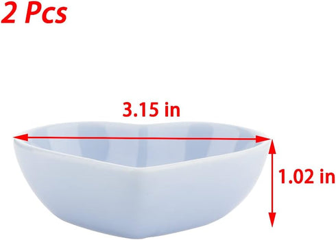 2 Pcs Hamster Ceramic Food Bowl Anti-turning Food & Water Dish for Hamster Gerbil Hedgehog Rat Rodent (Green and Purple)...