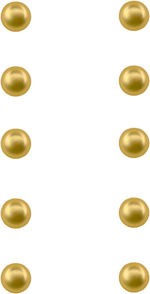 Jerler 10 Pcs Gold Matal Buttons Embellishments Sew on Clothing Buttons (Gold)...