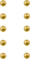 Jerler 10 Pcs Gold Matal Buttons Embellishments Sew on Clothing Buttons (Gold)...