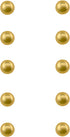 Jerler 10 Pcs Gold Matal Buttons Embellishments Sew on Clothing Buttons (Gold)...