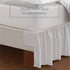 Bed Maker’s Never Lift Your Mattress Microfiber Wrap-Around Bed Skirt, Gathered Ruffled Style, Classic 14 Inch Drop Length, Twin, White...