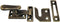 QCAA Solid Brass Casement Fastener Window Lock, Small, Brushed Antique Brass, 1 Pack...