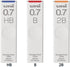 Uni Mechanical Pencil Lead,"The Uni" Smudge-Proof Leads 0.7mm?ULS0740?/HB,B,2B - 3 Pack/total 120 Leads, amazdone Sticky Notes Value Set...