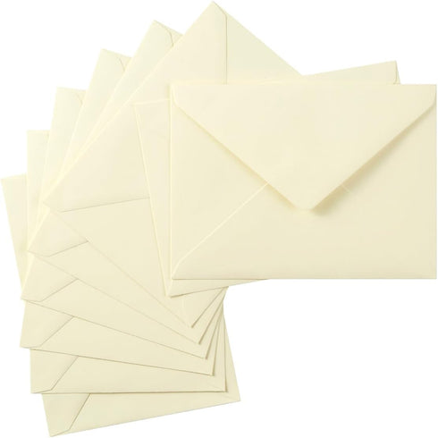 50 Pack A7 Colorful 5x7 Envelopes V Flap Invitation Envelopes for 5x7 Cards, Birthday, Weddings, Graduations, Greeting Cards, Baby Shower 5.24 x 7...
