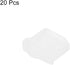 uxcell 20pcs Micro Silicone Protectors Male Port Anti Dust Cap Cover Clear...