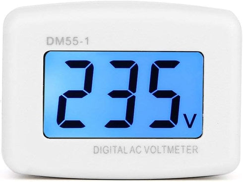 Diyeeni 1Pcs Plugin LCD Digital AC 80300V Voltmeter DM551 110V/220V Household Electrical Instruments Voltage Testers for US Plug...